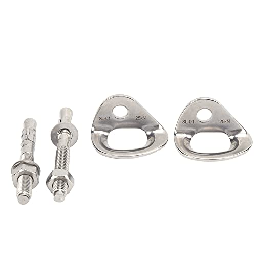 2 Stck. Kletter bügel Edelstahl Robuster, nahtlos bequem für Kletter Anker 2 Stck. Kletter bügel Edelstahl Robuster, nahtlos bequem für Kletter Anker von HANHEFLY