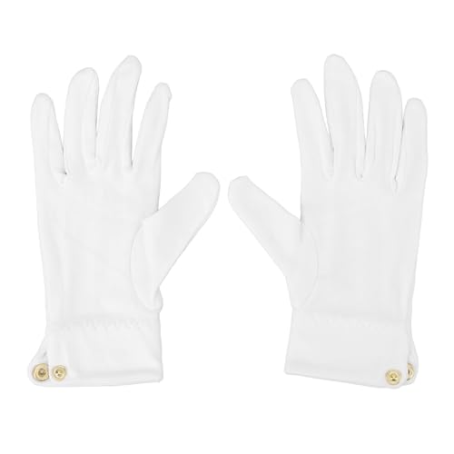 HANHEFLY Billiardhandschuhe professionelle weiße Handschuhe Schnappmanschette Polyester Baumwolle für Schiedsrichter HANHEFLY Billiardhandschuhe professionelle weiße Handschuhe Schnappmanschette Polyester Baumwolle für Schiedsrichter von HANHEFLY