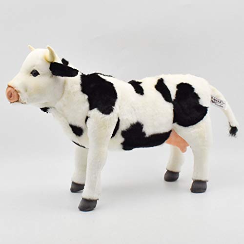 4775 - Hansa Toy - Kuh schwarz/weiß stehend 38 cm von Hansa Toy