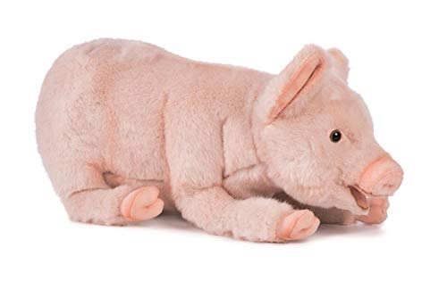 HANSA Plüschtier Schwein, liegend, 33 cm L von HANSA
