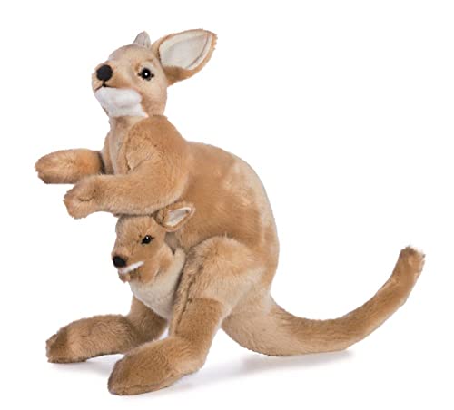 HANSA Plüschtier Wallaby mit Baby, 35 cm H von HANSA