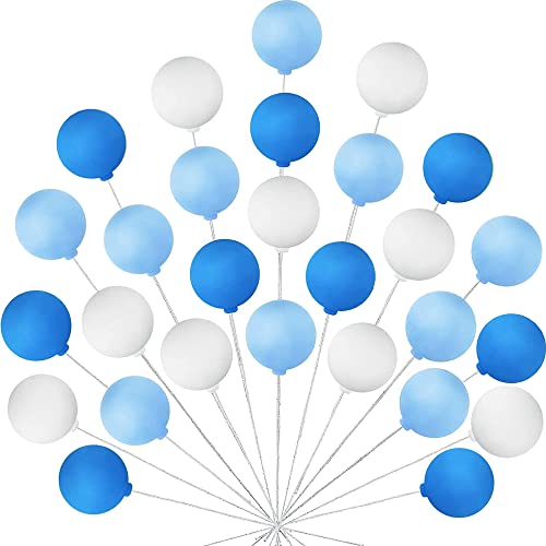 HAOBIN 30 StüCk Kuchen Dekoration Kugel Torten Deko Kugel Cupcake Topper Diy Mini Ballon Kuchen Topper Ball Kuchen Dekorationen Luftballon Tortendeko Jahrestag Geburtstagsfeier Hochzeitstorte Deko (A) HAOBIN 30 StüCk Kuchen Dekoration Kugel Torten Deko Kugel Cupcake Topper Diy Mini Ballon Kuchen Topper Ball Kuchen Dekorationen Luftballon Tortendeko Jahrestag Geburtstagsfeier Hochzeitstorte Deko (A) von HAOBIN