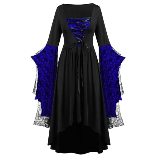 Halloween Kleid Für Mädchen Mit Totenkopf Spitzendruck Und Fledermausärmeln Langärmlig Im Palaststil Retro-Stil Party Kostüm Teenager Weihnachten Prinzessin Kleid Karneval Geburtstag Halloween Kleid Für Mädchen Mit Totenkopf Spitzendruck Und Fledermausärmeln Langärmlig Im Palaststil Retro-Stil Party Kostüm Teenager Weihnachten Prinzessin Kleid Karneval Geburtstag von HAOLEI