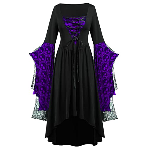 Halloween Kleid Für Mädchen Mit Totenkopf Spitzendruck Und Fledermausärmeln Langärmlig Im Palaststil Retro-Stil Party Kostüm Teenager Weihnachten Prinzessin Kleid Karneval Geburtstag Halloween Kleid Für Mädchen Mit Totenkopf Spitzendruck Und Fledermausärmeln Langärmlig Im Palaststil Retro-Stil Party Kostüm Teenager Weihnachten Prinzessin Kleid Karneval Geburtstag von HAOLEI