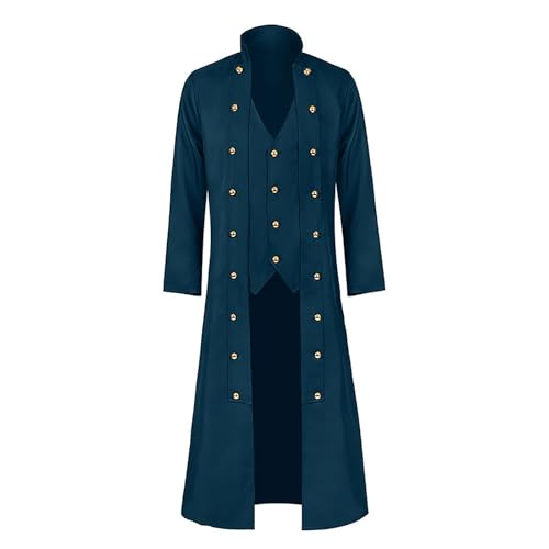Herren Jacke Mittelalter Gothic Steampunk Frack Mantel Halloween Karneval Cosplay Kostüm Frack Steampunk Retro Frack Revers Gericht Kleidung Slim Fit Jacke Herren Jacke Mittelalter Gothic Steampunk Frack Mantel Halloween Karneval Cosplay Kostüm Frack Steampunk Retro Frack Revers Gericht Kleidung Slim Fit Jacke von HAOLEI
