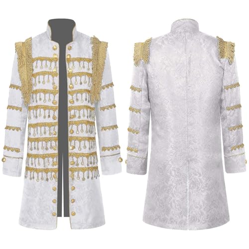 Herren Steampunk Jacke Gothic Vintage Mantel Mittelalter Renaissance Jacke Fasching Kostüm Cosplay Halloween Party Mantel Mode Steampunk Retro Langarm Trenchcoat Herren Steampunk Jacke Gothic Vintage Mantel Mittelalter Renaissance Jacke Fasching Kostüm Cosplay Halloween Party Mantel Mode Steampunk Retro Langarm Trenchcoat von HAOLEI