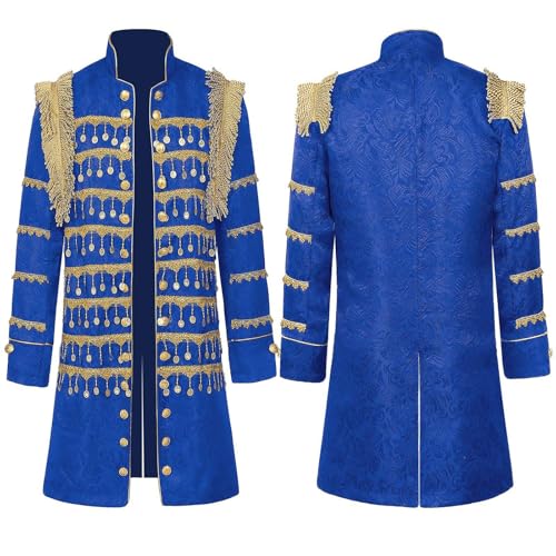 Herren Steampunk Jacke Gothic Vintage Mantel Mittelalter Renaissance Jacke Fasching Kostüm Cosplay Halloween Party Mantel Mode Steampunk Retro Langarm Trenchcoat Herren Steampunk Jacke Gothic Vintage Mantel Mittelalter Renaissance Jacke Fasching Kostüm Cosplay Halloween Party Mantel Mode Steampunk Retro Langarm Trenchcoat von HAOLEI