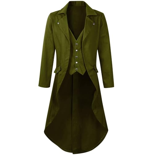 Mittelalterliche Männer Vintage Jacke Retro Gothic Viktorianische Mantel Silvesterparty Kostüm Steampunk Frack Uniform Performance Reversjacke Halloween Mittelalter Kostüme Mittelalterliche Männer Vintage Jacke Retro Gothic Viktorianische Mantel Silvesterparty Kostüm Steampunk Frack Uniform Performance Reversjacke Halloween Mittelalter Kostüme von HAOLEI