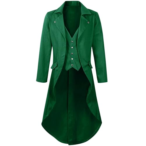 Mittelalterliche Männer Vintage Jacke Retro Gothic Viktorianische Mantel Silvesterparty Kostüm Steampunk Frack Uniform Performance Reversjacke Halloween Mittelalter Kostüme Mittelalterliche Männer Vintage Jacke Retro Gothic Viktorianische Mantel Silvesterparty Kostüm Steampunk Frack Uniform Performance Reversjacke Halloween Mittelalter Kostüme von HAOLEI