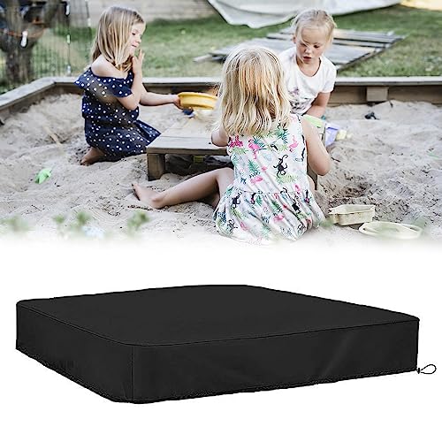 HAOMEEDUO Sandkastenabdeckungen Sandkasten Abdeckung Abdeckplane Wasserdicht 210D Oxford-Stoff Sandkastenplane Sandkasten Abdeckplane mit Kordelzug Aufbewahrungstasche für Sandkaste(125*125cm,Schwarz) HAOMEEDUO Sandkastenabdeckungen Sandkasten Abdeckung Abdeckplane Wasserdicht 210D Oxford-Stoff Sandkastenplane Sandkasten Abdeckplane mit Kordelzug Aufbewahrungstasche für Sandkaste(125*125cm,Schwarz) von HAOMEEDUO