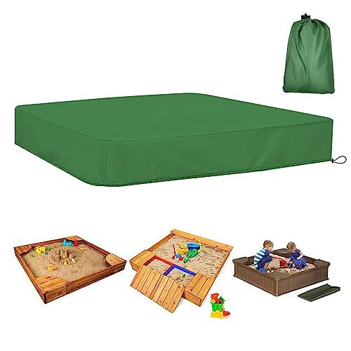 HAOMEEDUO Sandkastenabdeckungen Sandkasten Abdeckung Abdeckplane Wasserdicht 210D Oxford-Stoff Sandkastenplane Sandkasten Abdeckplane mit Kordelzug Aufbewahrungstasche für Sandkasten(155x155cm,Grün) HAOMEEDUO Sandkastenabdeckungen Sandkasten Abdeckung Abdeckplane Wasserdicht 210D Oxford-Stoff Sandkastenplane Sandkasten Abdeckplane mit Kordelzug Aufbewahrungstasche für Sandkasten(155x155cm,Grün) von HAOMEEDUO