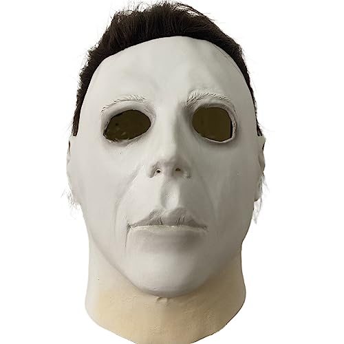 HAORONG Michael Myers Masken für Herren, Halloween-Gesichtsmasken für Erwachsene, gruseliges Kostüm, Cosplay-Masken HAORONG Michael Myers Masken für Herren, Halloween-Gesichtsmasken für Erwachsene, gruseliges Kostüm, Cosplay-Masken von HAORONG
