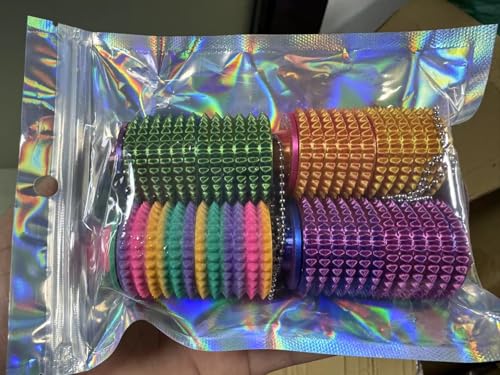 4 Stücke Little Ouchies Fidget Toy, Stacheliges Sensorik Spielzeug für Erwachsene, Tragbares ADHS Spielzeug zur Stressabbau Angst, Fidget Roller Keychain, EIN Geschenk der Neuheit 4 Stücke Little Ouchies Fidget Toy, Stacheliges Sensorik Spielzeug für Erwachsene, Tragbares ADHS Spielzeug zur Stressabbau Angst, Fidget Roller Keychain, EIN Geschenk der Neuheit von HAOYEGUOJI