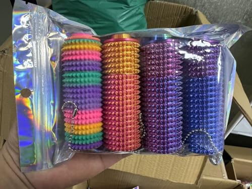 4 Stücke Little Ouchies Fidget Toy, Stacheliges Sensorik Spielzeug für Erwachsene, Tragbares ADHS Spielzeug zur Stressabbau Angst, Fidget Roller Keychain, EIN Geschenk der Neuheit 4 Stücke Little Ouchies Fidget Toy, Stacheliges Sensorik Spielzeug für Erwachsene, Tragbares ADHS Spielzeug zur Stressabbau Angst, Fidget Roller Keychain, EIN Geschenk der Neuheit von HAOYEGUOJI