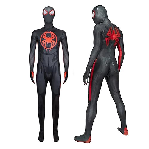 HAOYUNLAI Spider-Man Kostüm Kinder Erwachsene Superhelden Bodysuit Jumpsuit 3D Anime Anzug mit Maske Halloween Karneval Fasching Christmas Cosplay Party Kostüm von HAOYUNLAI