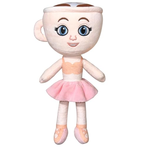 HAOZHENF Tralalero Tralala Figuren, Italian Brainrot Kuscheltier Hai, Lustiges Tung Tung Tung Tung Sahur Figur, Perfekt für Kinder & Erwachsene, SammlerstüCk, PlüSchtier für Fans(Ballerina Capucina) HAOZHENF Tralalero Tralala Figuren, Italian Brainrot Kuscheltier Hai, Lustiges Tung Tung Tung Tung Sahur Figur, Perfekt für Kinder & Erwachsene, SammlerstüCk, PlüSchtier für Fans(Ballerina Capucina) von HAOZHENF