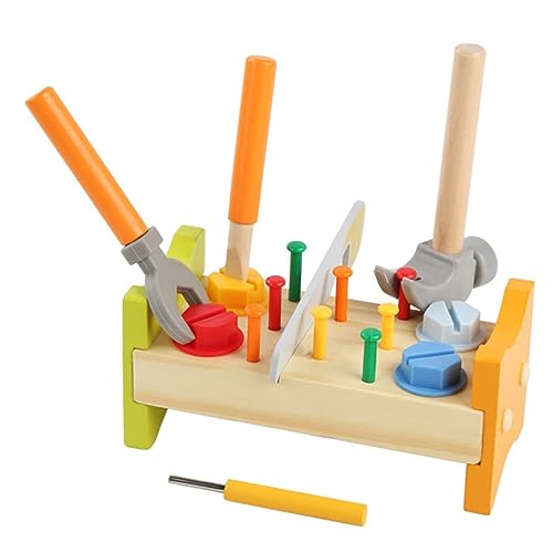 HAPINARY Kinderhammer-Set – Holzspielzeug Für Baby-schlagstifte Werkbank Für Kleinkinder Jungen Pädagogisches Spiel von HAPINARY