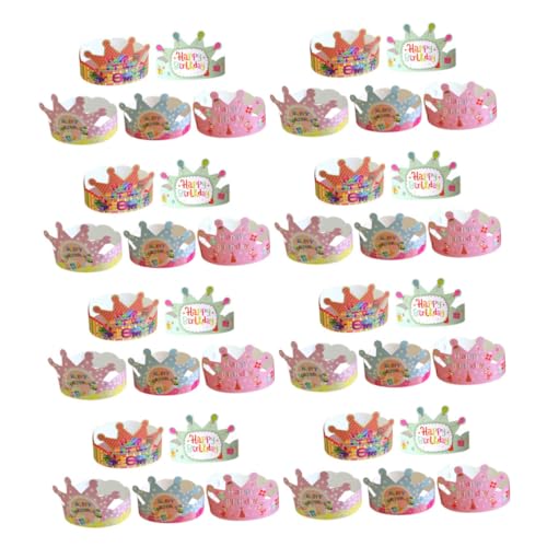HAPINARY 100 Stück Geburtstagskronen Hüte, Kronen Für Jungen, Partyhüte Für Kinder, Babyparty, Foto Requisite, Kinderparty Kopfbedeckungen, Geburtstagspapierhüte, Geburtstagskrone Für HAPINARY 100 Stück Geburtstagskronen Hüte, Kronen Für Jungen, Partyhüte Für Kinder, Babyparty, Foto Requisite, Kinderparty Kopfbedeckungen, Geburtstagspapierhüte, Geburtstagskrone Für von HAPINARY