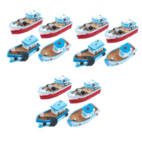 HAPINARY 12 Stück Fischerboot Ornamente, Kunstharz, Fischerboot, Schreibtisch Boot, Fischerboot Für Den Schreibtisch, Nautische Ornamente, Büro, Fischerboot, Kunstharz, Bootsmodell, HAPINARY 12 Stück Fischerboot Ornamente, Kunstharz, Fischerboot, Schreibtisch Boot, Fischerboot Für Den Schreibtisch, Nautische Ornamente, Büro, Fischerboot, Kunstharz, Bootsmodell, von HAPINARY