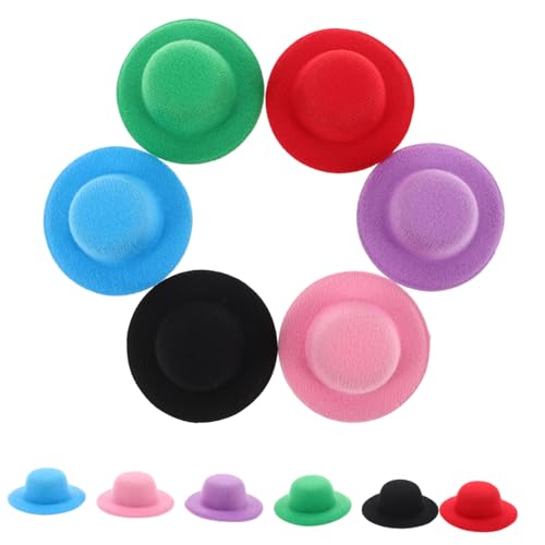 HAPINARY 12 Stück Teiliges Farbenfrohe Miniatur Plüsch Mini Top Hats Realistische Kleine Formelle Hüte Leichte Puppen Accessoires für DIY Basteln Kreative Rollenspiele und Festliche HAPINARY 12 Stück Teiliges Farbenfrohe Miniatur Plüsch Mini Top Hats Realistische Kleine Formelle Hüte Leichte Puppen Accessoires für DIY Basteln Kreative Rollenspiele und Festliche von HAPINARY