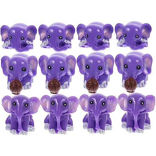 HAPINARY 12 Stücke Harz Elefanten Figuren Tiny Statue Wohnkultur Elefanten Spielzeug Für Baby Dusche HAPINARY 12 Stücke Harz Elefanten Figuren Tiny Statue Wohnkultur Elefanten Spielzeug Für Baby Dusche von HAPINARY