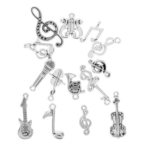 HAPINARY 14 Stück Teiliges Niedlicher Geigen Anhänger Handgemachte Musik Charms für Diy Schmuck und Kreative Accessoires Deko für Instrumente und Taschen HAPINARY 14 Stück Teiliges Niedlicher Geigen Anhänger Handgemachte Musik Charms für Diy Schmuck und Kreative Accessoires Deko für Instrumente und Taschen von HAPINARY
