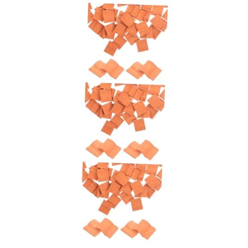 HAPINARY 150 Stück Mini Bausteine, Simulierte Dachziegelmodelle, Dekorative Simulation Von Dachziegeln, Mini Dachziegel, Mini Gebäude Dachziegelmodelle, Gefälschte Dachziegelmodelle, von HAPINARY