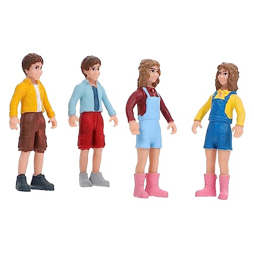 HAPINARY 1Satz Miniatur Personenfiguren Realistische Charaktermodelle für Architektur Teiliges für Kreative Szenen und Geschenkideen von HAPINARY