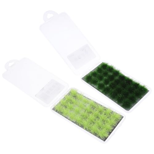 HAPINARY 2 Boxen Boxen Static Grass Tufts Modellbau Grasbüschel in Dunkel Hellgrün Realistische Sandtisch deko für Modellbahnen Dioramen und Miniaturlandschaften DIY Landschaftsbau HAPINARY 2 Boxen Boxen Static Grass Tufts Modellbau Grasbüschel in Dunkel Hellgrün Realistische Sandtisch deko für Modellbahnen Dioramen und Miniaturlandschaften DIY Landschaftsbau von HAPINARY