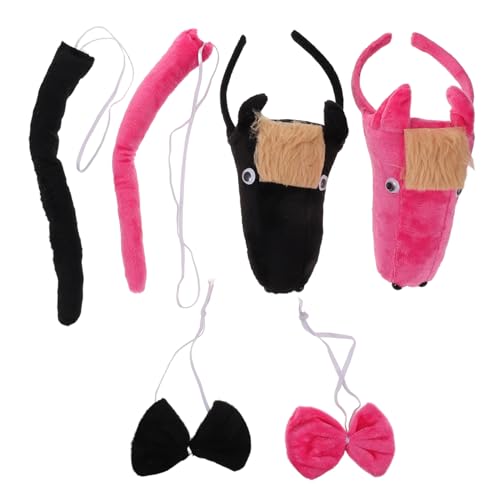 HAPINARY 2 Sätze Realistisches Pferdeohren Haarreif mit und Schleife Lebendige Farmtier Accessoires für Tierkostüme Halloween HAPINARY 2 Sätze Realistisches Pferdeohren Haarreif mit und Schleife Lebendige Farmtier Accessoires für Tierkostüme Halloween von HAPINARY