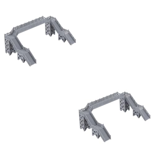HAPINARY 2 Stück Modelleisenbahn DIY Material Fußgängerbrücke Kunststoffmodell Miniatur Fußgängerbrücke Sandtisch Ornament Fußgängerbrücke Sandtisch Eisenbahn Landschaft Requisite DIY HAPINARY 2 Stück Modelleisenbahn DIY Material Fußgängerbrücke Kunststoffmodell Miniatur Fußgängerbrücke Sandtisch Ornament Fußgängerbrücke Sandtisch Eisenbahn Landschaft Requisite DIY von HAPINARY