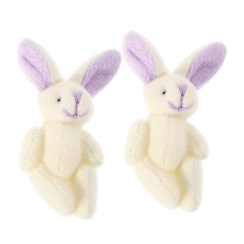 HAPINARY 2 Stücke Joint Kaninchen Kleine Plüsch Puppe Gefüllte Kaninchen Spielzeug HAPINARY 2 Stücke Joint Kaninchen Kleine Plüsch Puppe Gefüllte Kaninchen Spielzeug von HAPINARY