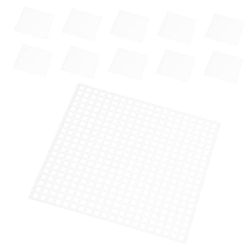 HAPINARY 20 Stück Teiliges Weißes Kunststoff-mesh Leichtes Hochtransparentes Netz für Fursuit-augen Einfach Zuschneidbar Atmungsaktiv Robust für Diy-masken Cosplay Tierkostüme und von HAPINARY