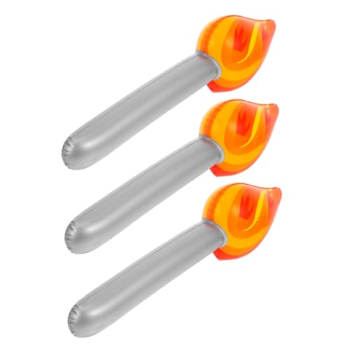 HAPINARY 3 Stück Aufblasbare Fackelstäbe Realistische Simulation Leicht Tragbar Partyspielzeug für Sportveranstaltungen Geburtstage Halloween Weihnachten HAPINARY 3 Stück Aufblasbare Fackelstäbe Realistische Simulation Leicht Tragbar Partyspielzeug für Sportveranstaltungen Geburtstage Halloween Weihnachten von HAPINARY