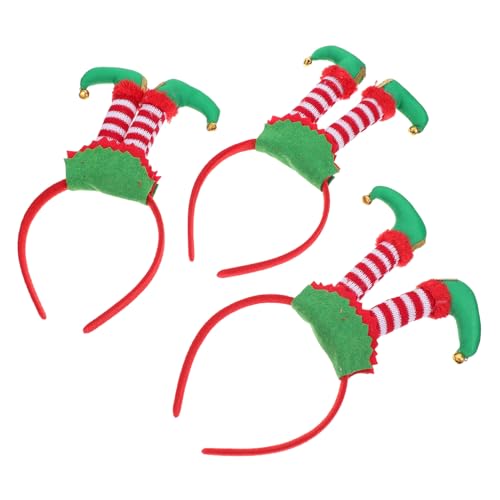 HAPINARY 3 Stück Teiliges Weihnachts Stirnband mit Lustigem Design Charmante Haaraccessoires für Weihnachtsfeiern Cosplay und Partys HAPINARY 3 Stück Teiliges Weihnachts Stirnband mit Lustigem Design Charmante Haaraccessoires für Weihnachtsfeiern Cosplay und Partys von HAPINARY