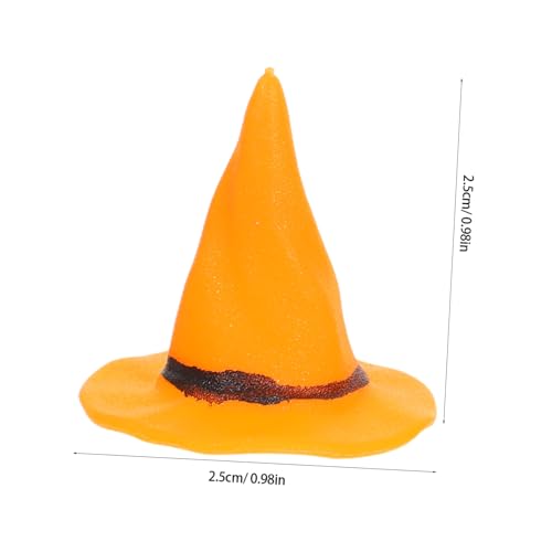 HAPINARY 36 Stück Teiliges Hexenhüte Kunststoff Bunte DIY Halloween Dekorationen für Puppenhäuser Bastelprojekte Festliche Partyaccessoires von HAPINARY