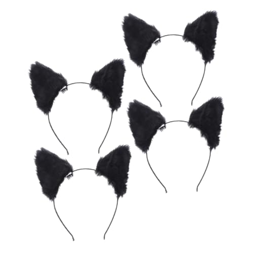HAPINARY 4 Stück Plüsch Katzenohren und Fuchsohren Haarreif Weicher Leichter Cosplay Haarschmuck Rutschfestes Stirnband für Halloween Kostüm Party Mädchen Accessoires HAPINARY 4 Stück Plüsch Katzenohren und Fuchsohren Haarreif Weicher Leichter Cosplay Haarschmuck Rutschfestes Stirnband für Halloween Kostüm Party Mädchen Accessoires von HAPINARY