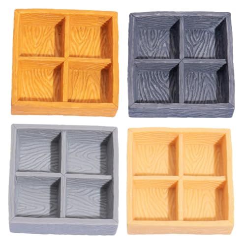 HAPINARY 4 Stück Teiliges Micro Landschaft Resin Miniatur mit Fach Aufbewahrungsbox für Puppenhaus Realistische Candy und Nuss Organizer Kompakt und Vielseitig für Zuhause und Büro HAPINARY 4 Stück Teiliges Micro Landschaft Resin Miniatur mit Fach Aufbewahrungsbox für Puppenhaus Realistische Candy und Nuss Organizer Kompakt und Vielseitig für Zuhause und Büro von HAPINARY