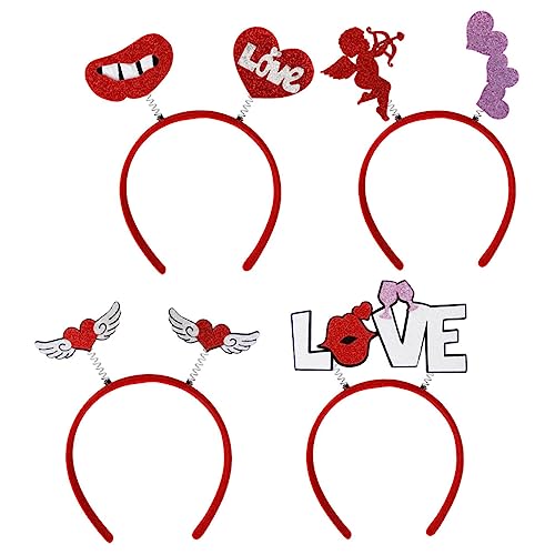 HAPINARY 4Stücke Dekoratives Stirnband Bezauberndes Stirnband Modische Stirnbänder Valentinstags stirnbänder Valentinstags stirnband für Frauen Dekorative Haarbänder zum Valentinstag HAPINARY 4Stücke Dekoratives Stirnband Bezauberndes Stirnband Modische Stirnbänder Valentinstags stirnbänder Valentinstags stirnband für Frauen Dekorative Haarbänder zum Valentinstag von HAPINARY