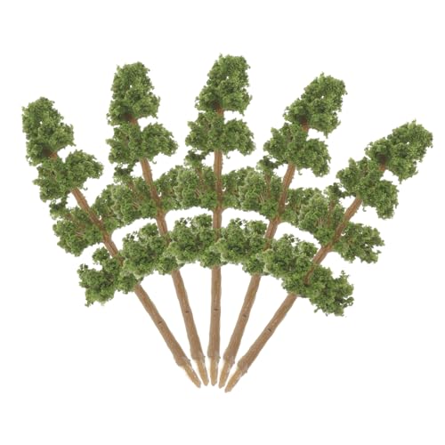 HAPINARY 5 Stück Modellbaum, Mini Landschaftsdekor, Mini Bäume, Zarte Bäume, Sandkasten, Künstlicher Baum, Grünes Landschaftsbaummodell, Landschaftsbaumschmuck, Modell, Mini Baum, Mini von HAPINARY