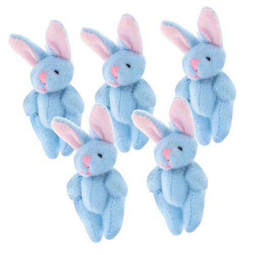 HAPINARY 5 Stück Teiliges Mini Kuschelige Gelenkhasen Plüschtiere Niedlich Tragbar als für Jungen Mädchen Osterkörbe Befüller HAPINARY 5 Stück Teiliges Mini Kuschelige Gelenkhasen Plüschtiere Niedlich Tragbar als für Jungen Mädchen Osterkörbe Befüller von HAPINARY