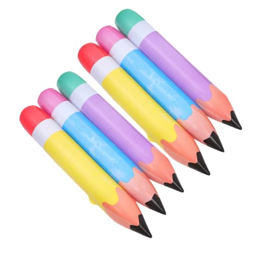 HAPINARY 6 Stück Teiliges Aufblasbare Bleistiftballons in Lebhaften Farben Leichte Pvc deko für Schulanfang Klassenzimmer und Geburtstagsfeiern Vielseitig als Partydeko und Lernhilfe HAPINARY 6 Stück Teiliges Aufblasbare Bleistiftballons in Lebhaften Farben Leichte Pvc deko für Schulanfang Klassenzimmer und Geburtstagsfeiern Vielseitig als Partydeko und Lernhilfe von HAPINARY