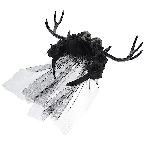 HAPINARY Antlers Headband Gothic Style Horn Kopfbedeckung für Halloween Cosplay und Partys für Familie Vielseitig Kombinierbar und Ansprechend im Design von HAPINARY