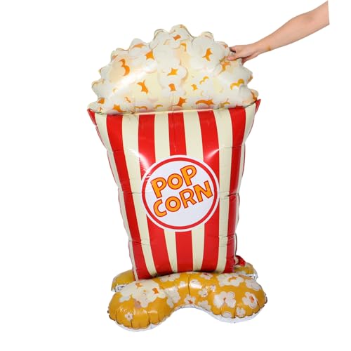 HAPINARY Giant Popcorn Balloons Stehende Folienballons Für Filmabende Kindergeburtstage Und Partys Aufblasbare Deko Für Unvergessliche Fotomomente HAPINARY Giant Popcorn Balloons Stehende Folienballons Für Filmabende Kindergeburtstage Und Partys Aufblasbare Deko Für Unvergessliche Fotomomente von HAPINARY