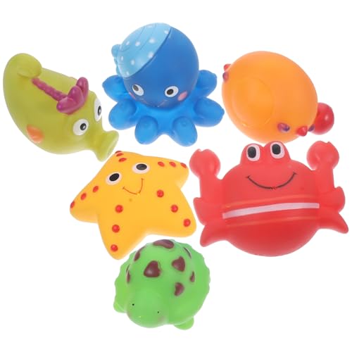 HAPINARY Badewannenspielzeug Für Lustige Marine Tiere Aus Set Mit Krabbe Seepferdchen Stern Flunder Und Oktopus Ideal Für Das HAPINARY Badewannenspielzeug Für Lustige Marine Tiere Aus Set Mit Krabbe Seepferdchen Stern Flunder Und Oktopus Ideal Für Das von HAPINARY