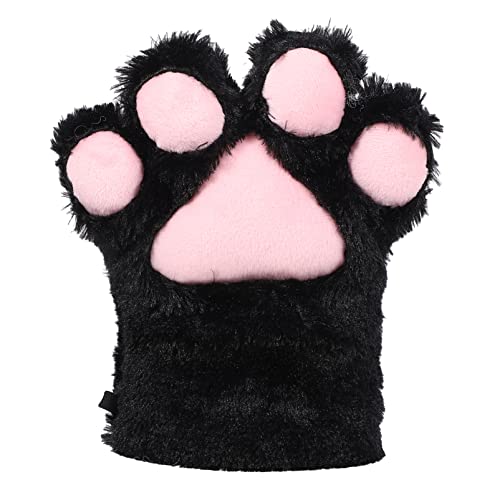 HAPINARY Bärenklauenhandschuhe Maske Katzenhandschuh Ofen Winterplüschhandschuh Pfote Fäustlinge Katze Plüsch Warmer Kinderhandschuh Cosplay-katzenpfote Bausatz Hochwertiger Pv-samt Black HAPINARY Bärenklauenhandschuhe Maske Katzenhandschuh Ofen Winterplüschhandschuh Pfote Fäustlinge Katze Plüsch Warmer Kinderhandschuh Cosplay-katzenpfote Bausatz Hochwertiger Pv-samt Black von HAPINARY