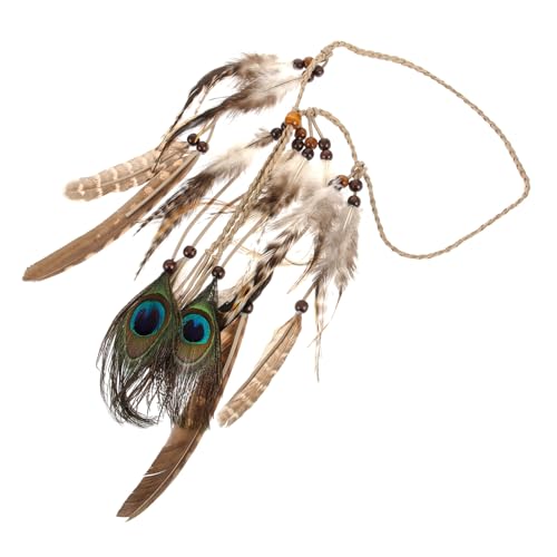 HAPINARY Boho Schmuck Stirnband Damen Indianisches Kopfschmuck Haaraccessoire mit Quaste Design für Festival Karneval Party und Alltag HAPINARY Boho Schmuck Stirnband Damen Indianisches Kopfschmuck Haaraccessoire mit Quaste Design für Festival Karneval Party und Alltag von HAPINARY