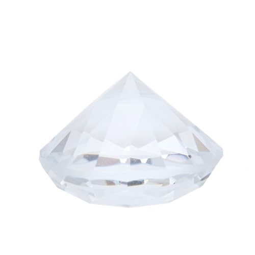 HAPINARY Diamant-Jubiläumsdekor Mini-Klarglasdiamanten Diamant-Tischkonfetti Vase Diamantdekor für die Hochzeit Kunstdiamant künstlich Schmuck Ornamente schmücken Braut von HAPINARY