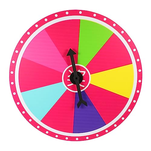 HAPINARY Drehteller Zum Aufhängen An Der Wand, Preisrad, Karnevalsrad, Wand Preisrad, Party Preisrad, Spielzeug, Klassenzimmer Spiel, Buntes Preisrad, Karnevalsspiele, Partyspiel von HAPINARY