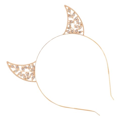 HAPINARY Glänzendes Hörner Stirnband aus Legierung mit Strass Komfortabel und Leicht Modisches Party und Cosplay Accessoire für Mädchen und Frauen Vielseitig für Bühne und Alltag Geeignet von HAPINARY